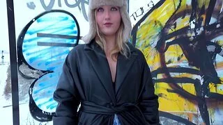 Blonde Chloe Chevalier crippling black lingerie gets fucked in POV