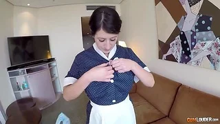 The best ever room service including blowjob and juiciest pussy